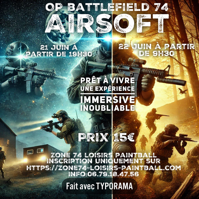 BATTLEFIELD 74 OP AIRSOFT équipe russe