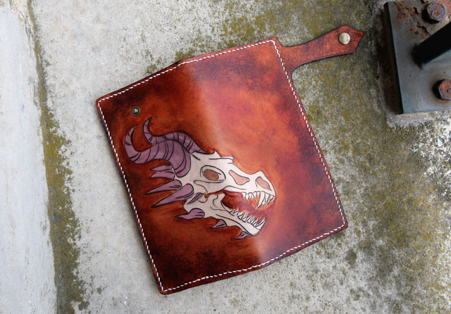 Porte feuille Crâne de Dragon
