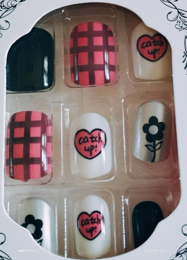 Faux ongles magiques pink