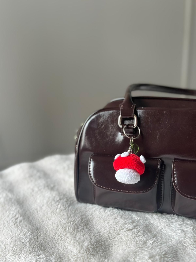 Bijou de sac - Porte-clés champignon