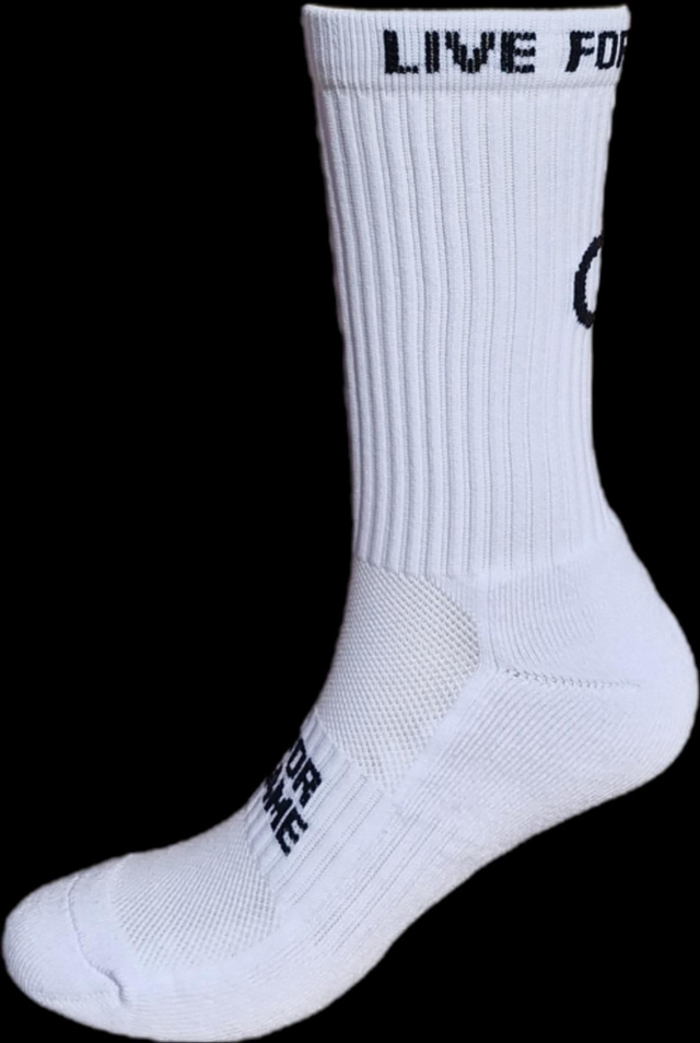 3 Pack Of No Grip Socks - OG White