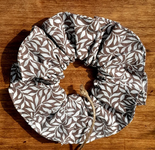 Chouchou M marron feuille