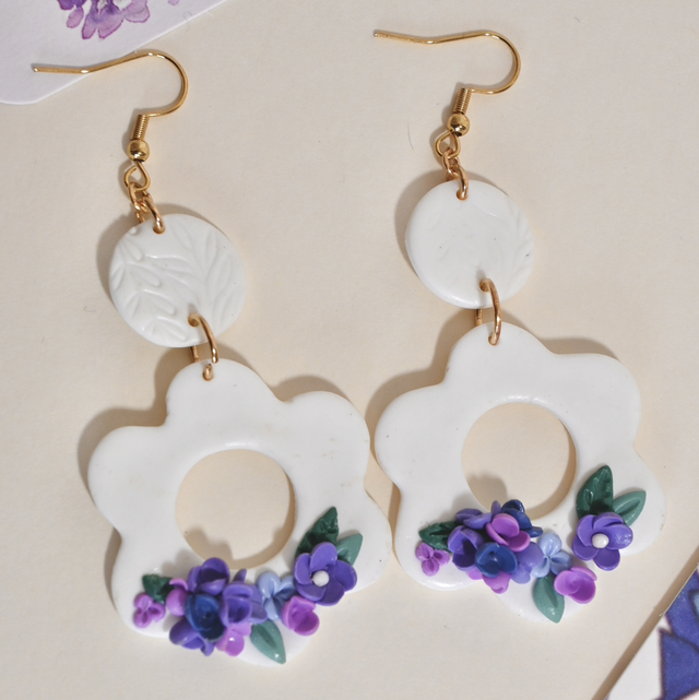 Boucles Hortensias - Grand Modèle