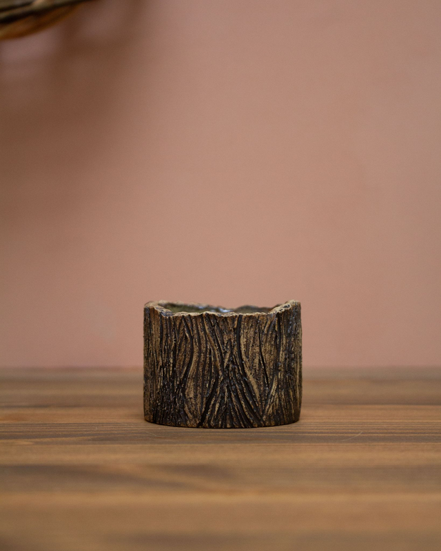 Mini Tree Stump Pot