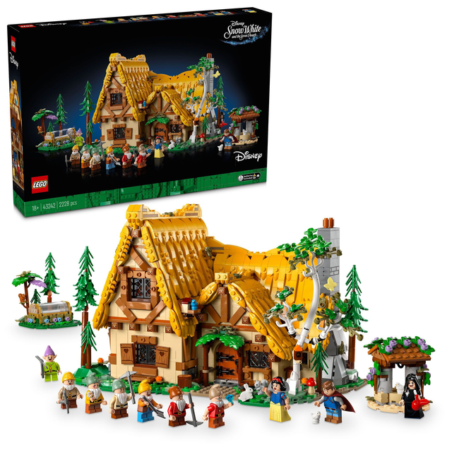 LEGO 43242 Disney Die Hütte von Schneewittchen und den sieben Zwergen