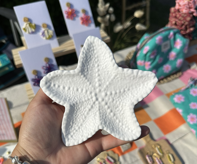 Support à bijoux Etoile de mer + un bijou