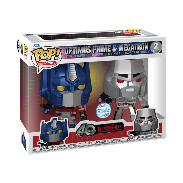 Transformers: Optimus Prime &amp; Megatron 2-Pack Pop!