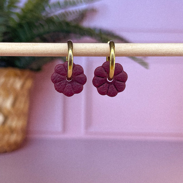 Mini Dahlia - Rouge bordeaux 