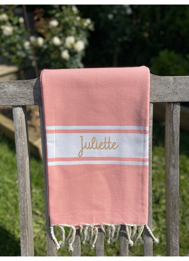 Fouta pêche - Personnalisable