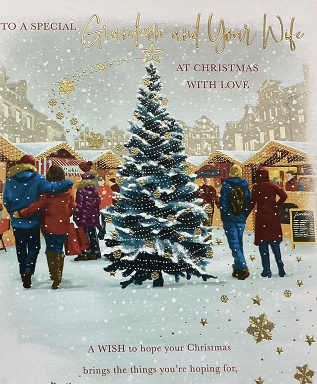 Christmas Grandson and Your Wife (Christmas Market) WW