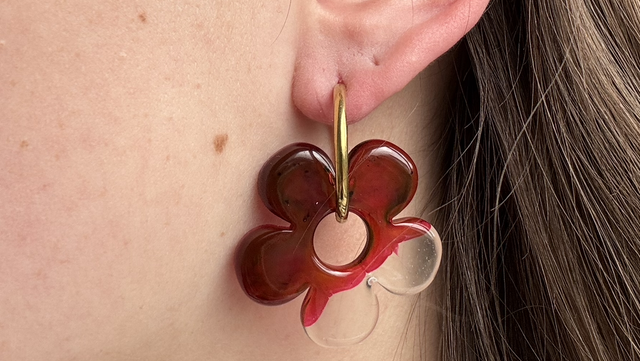 Pampilles interchangeables BORA bordeaux 