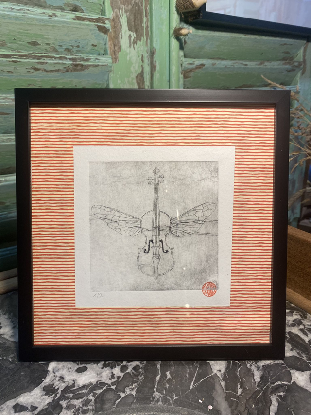 Violon volant — Tirage 1/12