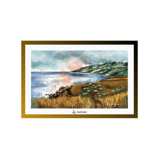 Carte postale - la savane 