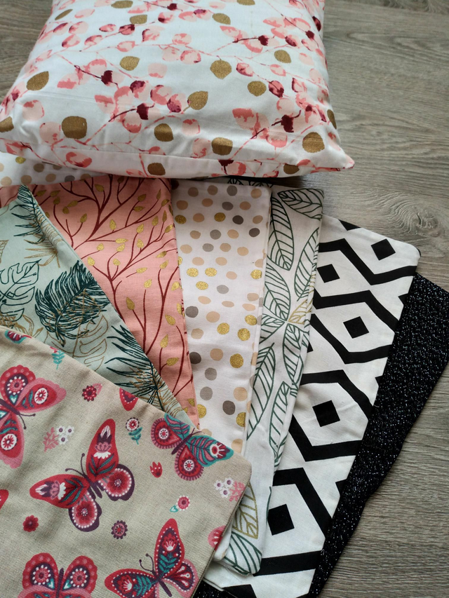 Housse de coussin portefeuille 