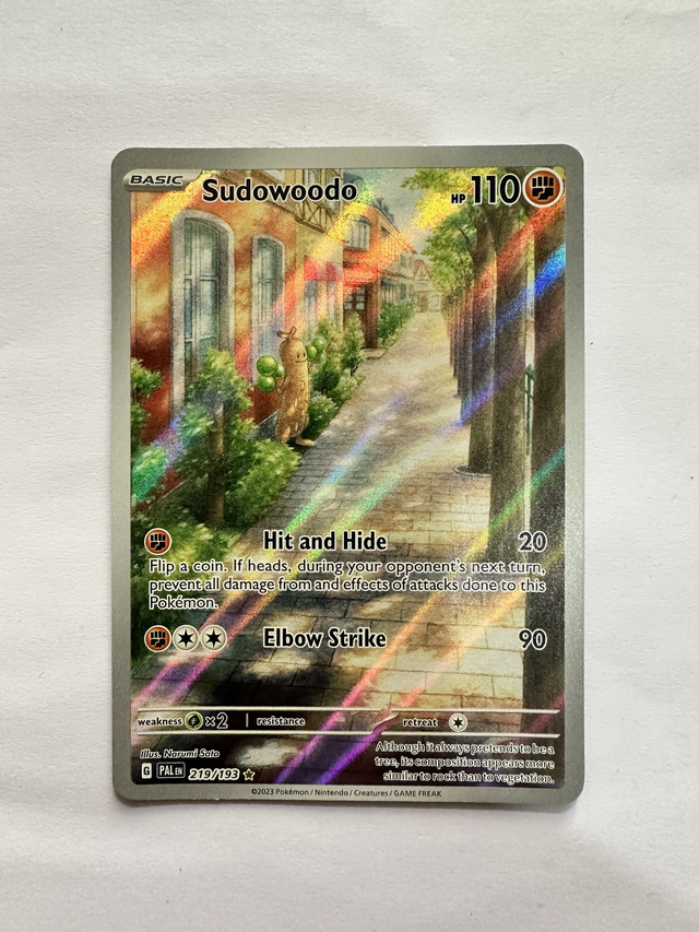 Sudowoodo – Paldea Evolved #219/193 (Illustration Rare)