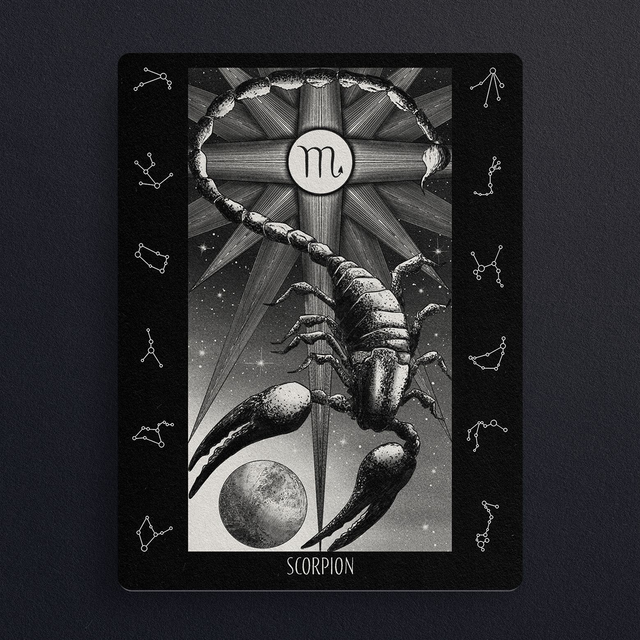 #0792 Scorpion - ZODIAQUE - ILLUS - PRINT - Digital painting