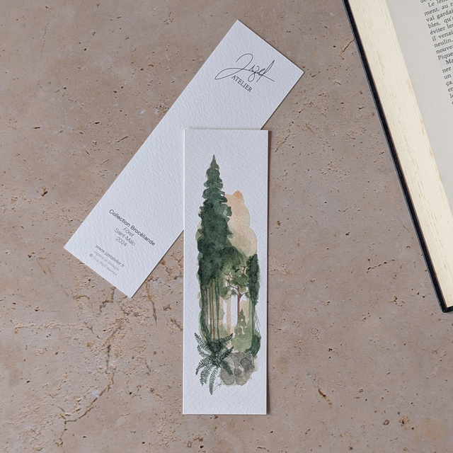 Marque-page - Brocéliande - Forêt