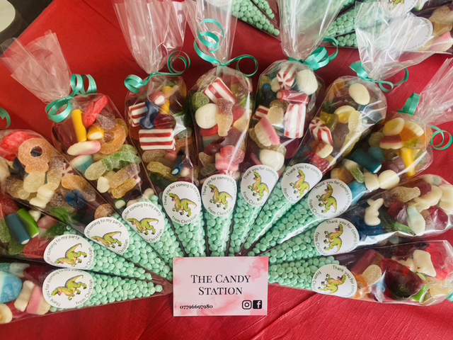 Sweet cones Green dino 