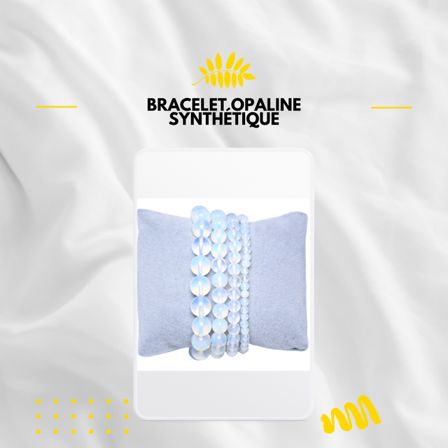 Bracelet Opaline Synthétique