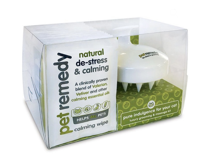Pet Remedy Cat Luxury Grooming &amp; Massage Kit