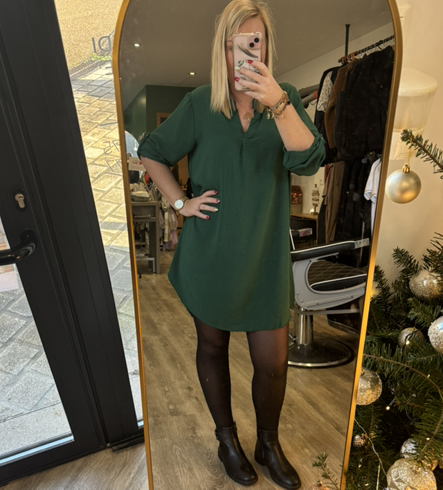 Robe vert sapin 
