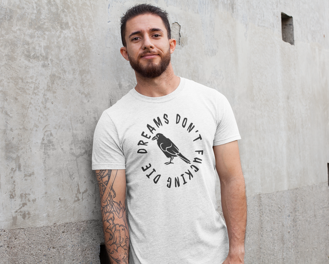 Mens Sandman Inspired - Dreams Don't Fucking Die T-Shirt