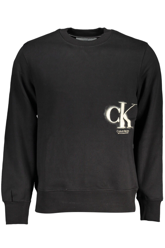 CALVIN KLEIN FELPA SENZA ZIP UOMO NERO