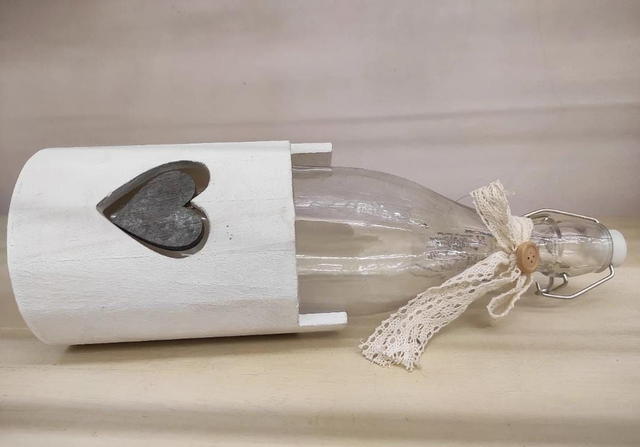 Bottiglia Shabby Chic