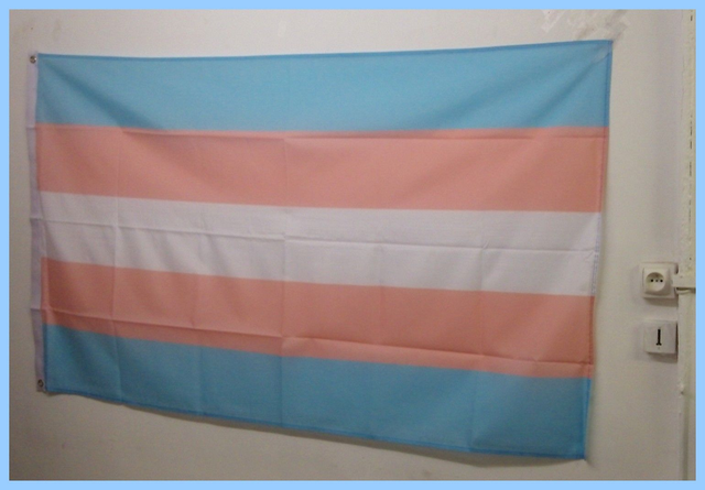 Drapeau Transgenre LGBT - 150 x 90 cm