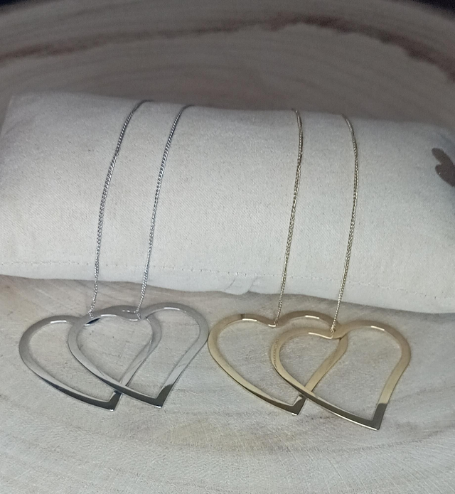 Boucles d'oreilles coeurs