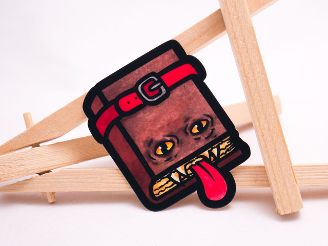 Naklejka MIMIK wlepa z mimikiem imitującym książkę