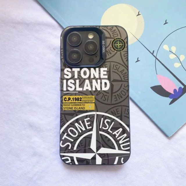 Coque iPhone Stone Island Noir
