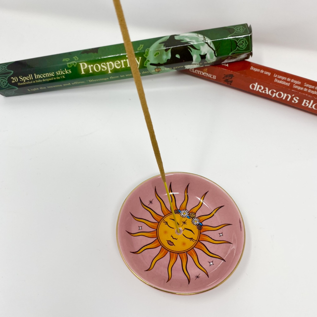 Pink sun holder