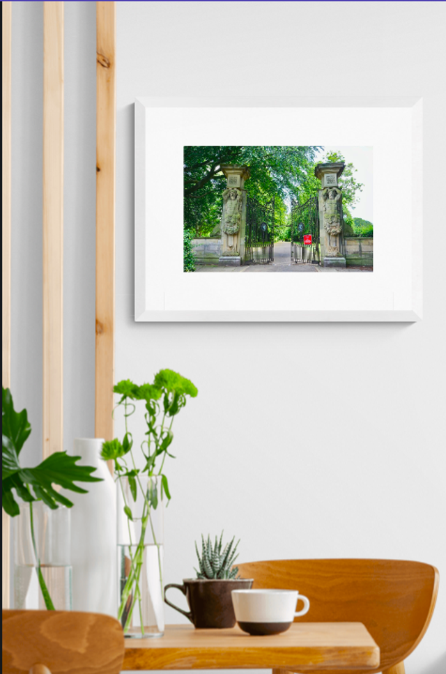 Calderstones Park Gates - Print