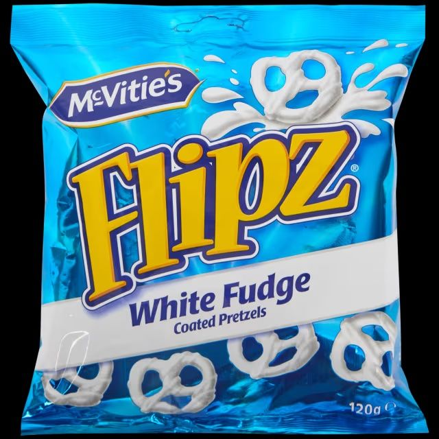 McVitie’s Flipz Coated Pretzels White Fudge 120 g