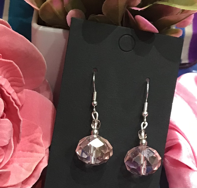 Pink Dangling Earrings- PDE54