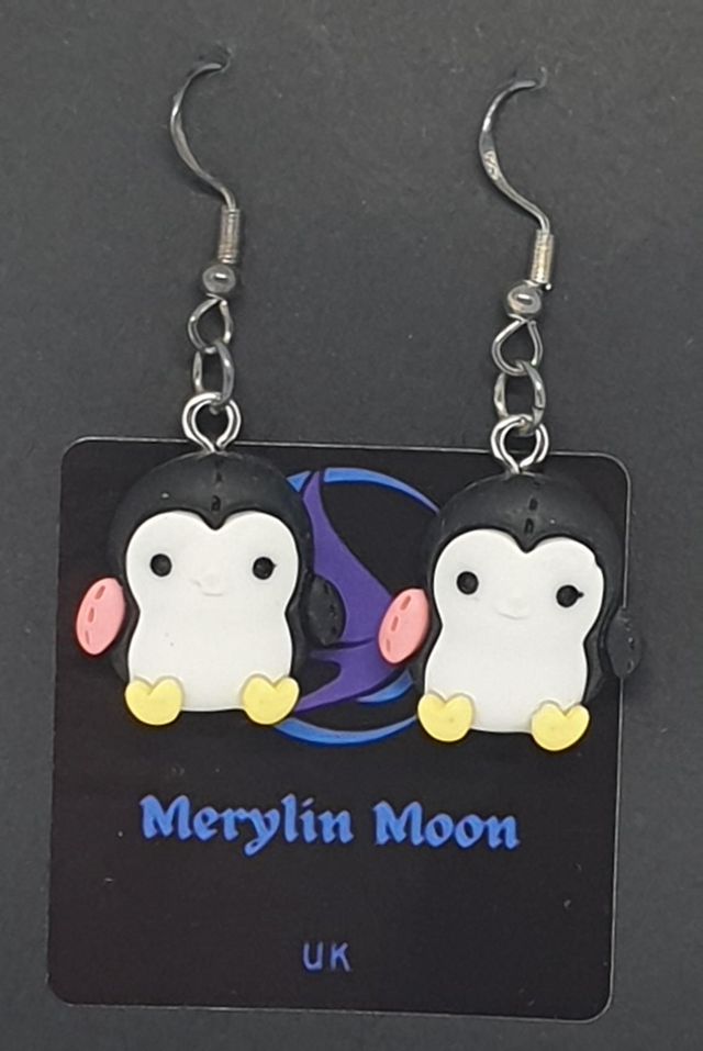 Penguin Earrings 