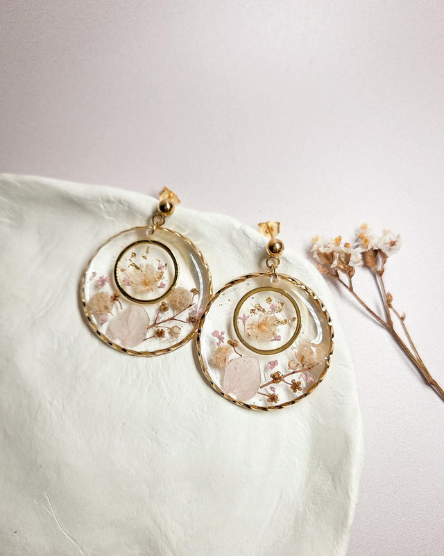 Boucles d'oreilles "Eclosia"