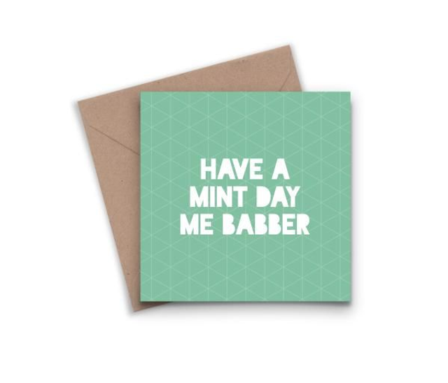 Text Card – OUT OF STOCK Have a Mint Day Card OUT OF STOCK