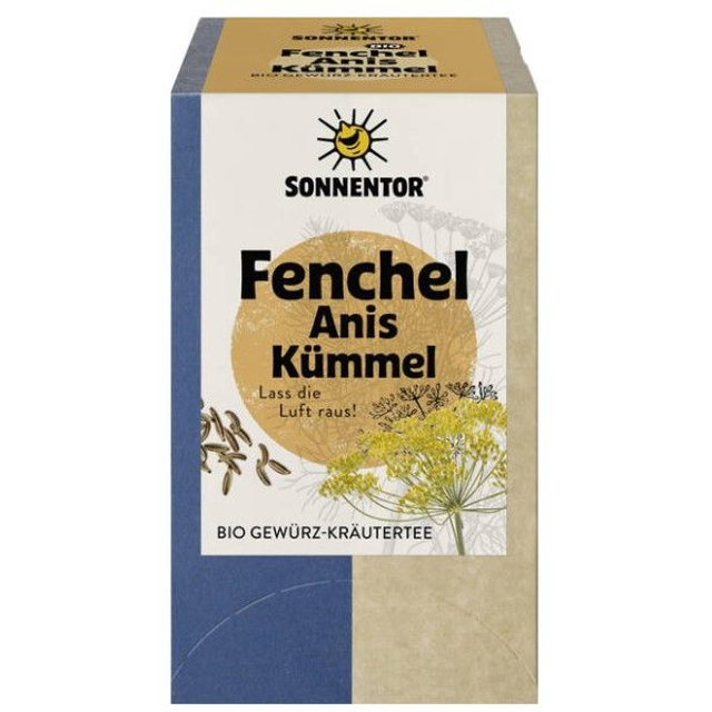 Sonnentor Fenchel Anis Kümmel Tee 18 Beutel