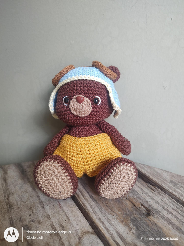 Ursinho Amigurumi Hélio