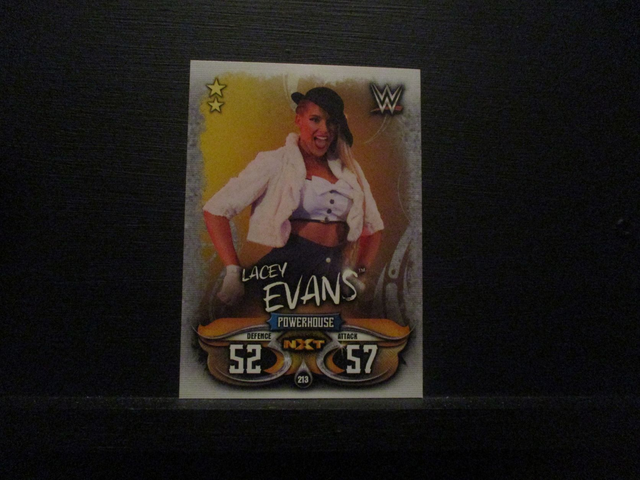 Lacey Evans - NXT Slam Attax Live Original Trading Card #213