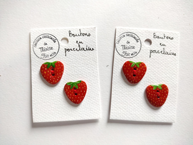 Bouton fraise 