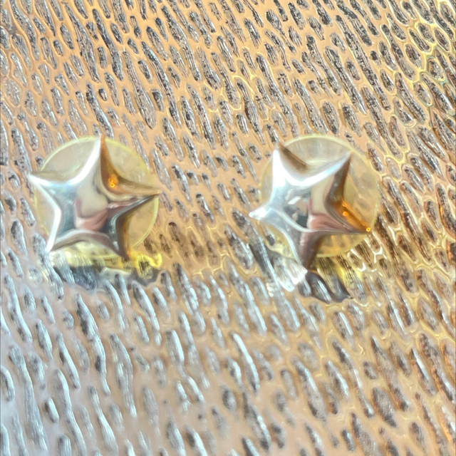 Stern Ohrringe Stecker Silber 