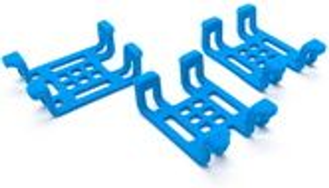 Tractive GPS DOG 4 - Rubber Clips XL ( 3 pièces) - blue