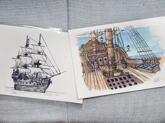 Pirate ship prints 