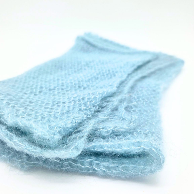 Écharpe Tricotée en Mohair et Soie - Moyenne