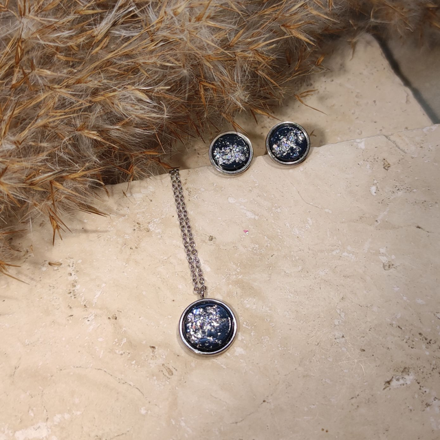 Nightblue | Glitzer| Silber 