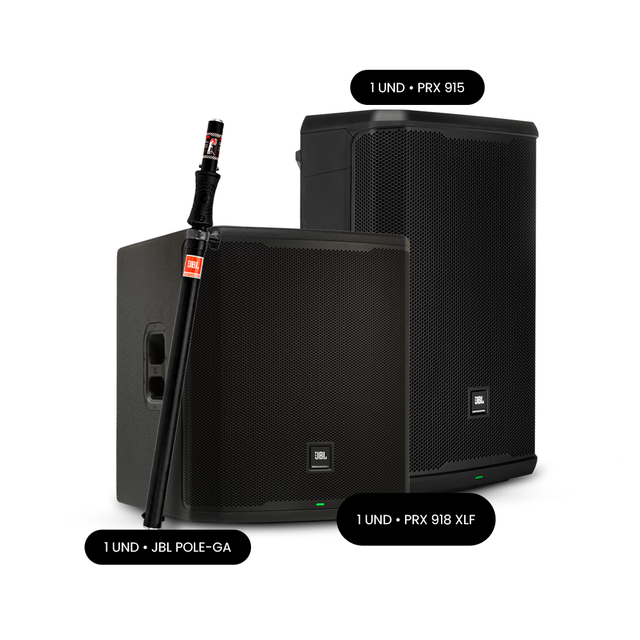 JBL PRX915 Y JBL PRX 918XLF – Combo PRX900