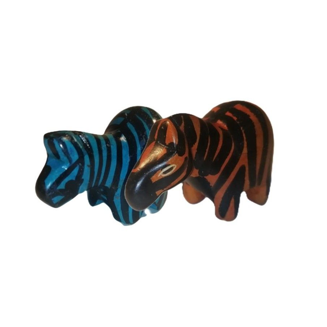 Soapstone Small Zebra